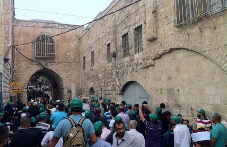 المسجد الاقصى : مواجهات واصابات عند باب حطّة