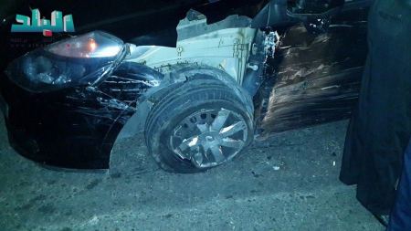 برطعة | حادث سير على مدخل برطعة من جهة المنطقة الصناعية