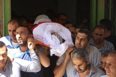 الخليل ... تشييع جثمان الشهيد عريف جرادات