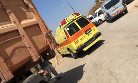 مصرع حسني أبو عبد الله من المقيبلة إثر انفجار إطار شاحنة