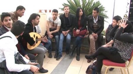 " اراب ايدول " وجهة مئات الشباب الفلسطيني 