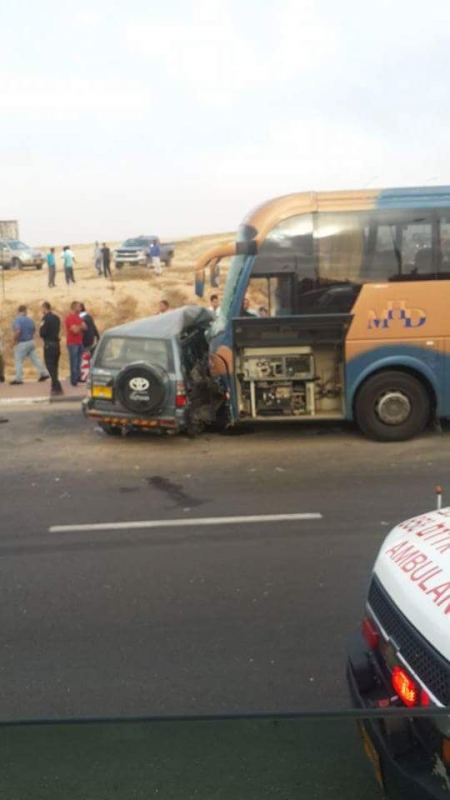 حادث طرق يحصد 3 قتلى قرب رهط