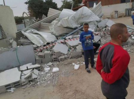 هدم 3 منازل بحي التفاح في مدينة اللد