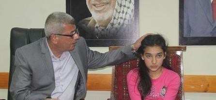الاحتلال الاسرائيلي يفرج عن اصغر اسيرة فلسطينية