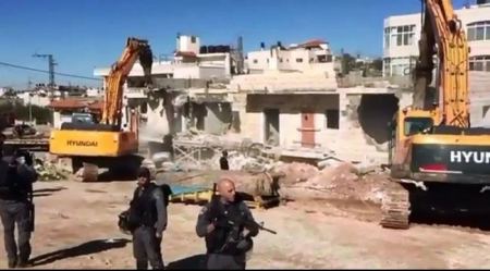 هدم منزلين قيد الانشاء في سلوان بالقدس