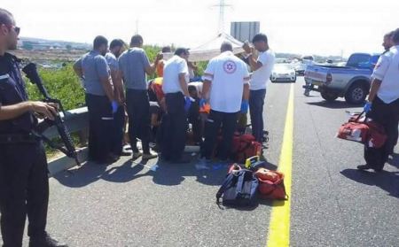 حادث طرق ذاتي واصابة خطيرة في كفركنا