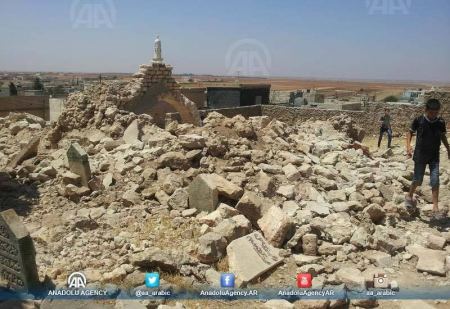 داعش تدمر ضريح الخليفة الأموي سليمان بن عبد الملك في حلب