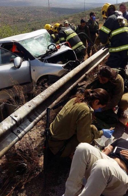 مصرع فلسطيني وآخر إسرائيلي في حادث سير مروع جنوب نابلس