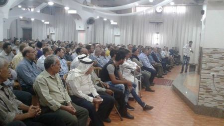 توقيع صك صلح بين عائلتي « العمارنة » و « الكيلاني » في بلدة يعبد