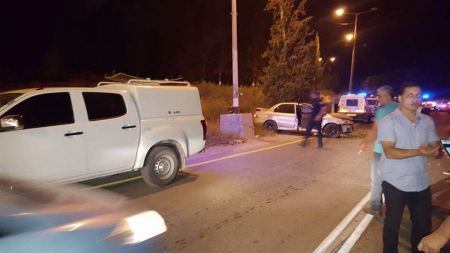 برطعة | حادث سير على المدخل الشمالي اثر مطاردة بوليسية