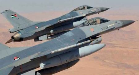 تحطم مقاتلة اردنية ومصرع قائدها