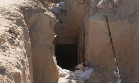 الاحتلال الاسرائيلي يعلن كشفه نفقاً بالقرب من الشريط الحدودي مع قطاع غزة