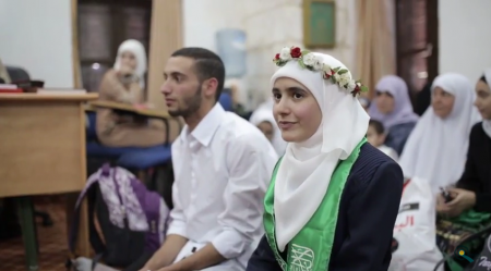 عقد قران في المسجد الاقصى لـ يوسف وفداء من الضفة