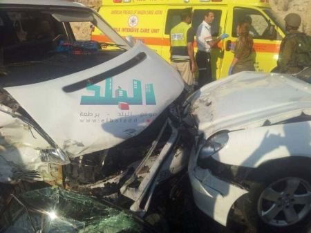 حادث سير بالقرب من حاجز برطعة 