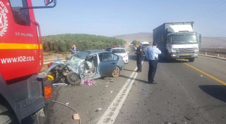 اصابات حرجة بحادث سير في كفرمندا