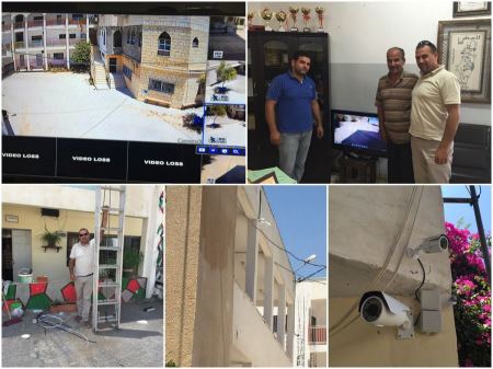برطعة | تركيب كاميرات حماية في المدرسة الثانوية للبنات - برطعة الشرقية
